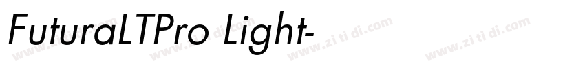 FuturaLTPro Light字体转换